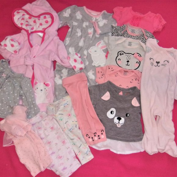 0 to 3 months girl clothes